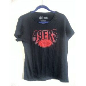 NFL Team Apparel San Francisco 49ers Shirt Large Women Football SS Good Sports